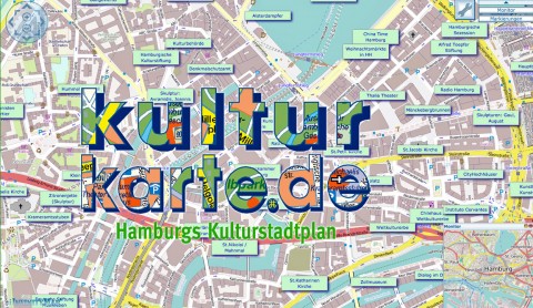 Kulturkarte Hamburg: ein Entdecker-Stadtplan