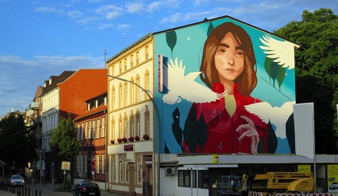 Spanische Street Art in Harburg